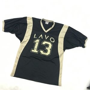 VINTAGE Lavo V-Neck Football Jersey Size XL